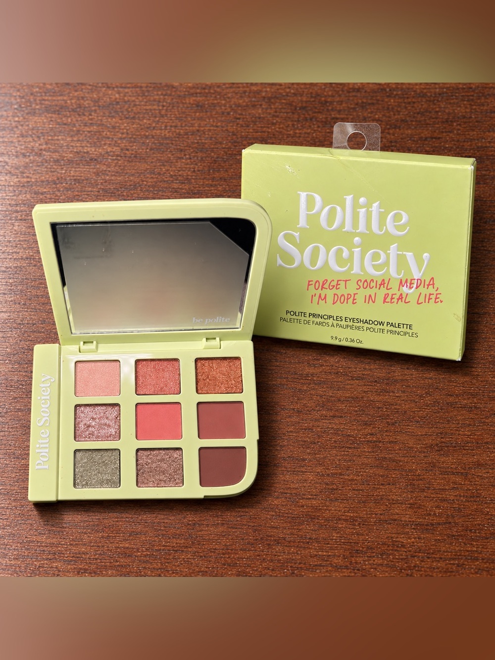 Polite Society “Forget Social Media, I’m Dope in Real Life” Eyeshadow Palette
